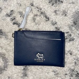 NWT Radley London coin wallet in navy